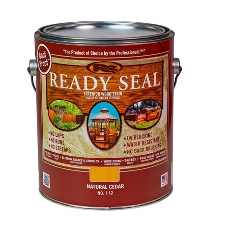 Ready Seal Goof Proof Semi-Transparent Natural Cedar Oil-Based Penetrating Wood Stain and Sealer 1 g 112